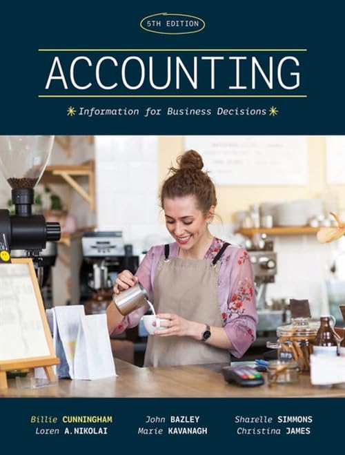 (eBook PDF)Accounting Information for Business Decisions 5th Edition by  Christina James-Overheu