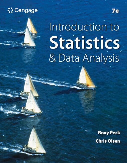 (eBook PDF)Introduction to Statistics and Data Analysis, 7th Edition by  Chris Olsen Roxy Peck