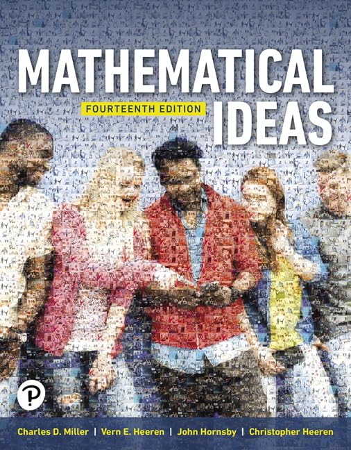 (eBook PDF)Mathematical Ideas 14th Edition by Charles D. Miller