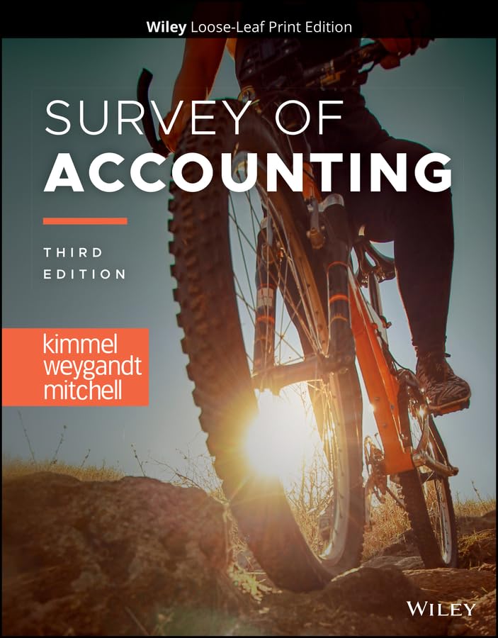 (eBook PDF)Survey of Accounting 3rd Edition by Paul D. Kimmel, Jerry J. Weygandt, Jill E. Mitchell