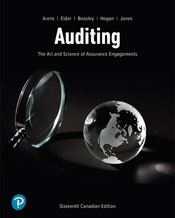 Solution manual for Auditing The Art and Science of Assurance Engagements 16th Edition by Arens, Elder, Beasley, Hogan, and Jones
