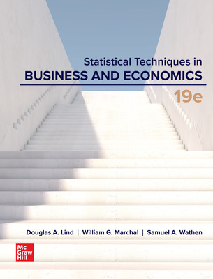 Test Bank for Statistical Techniques in Business Economics 19th by Douglas A. Lind